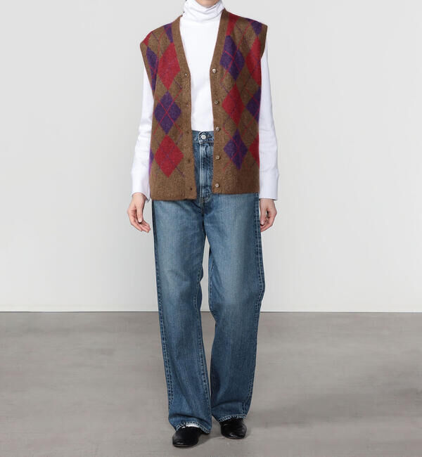  「THE SHINZONE | ARGYLE KNIT VEST WOMEN」|ベスト・ジレ|