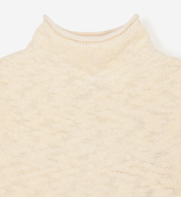  「UNFIL | ランダムウール ハイネックニットベスト WOMEN」|ベスト・ジレ|