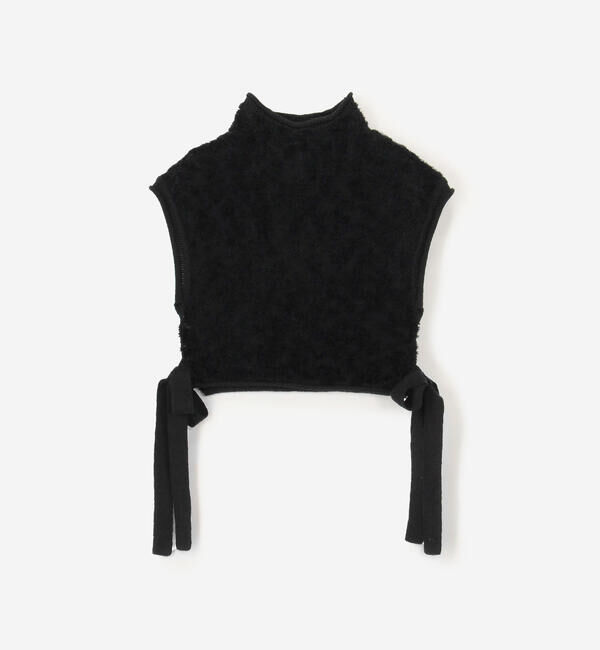  「UNFIL | ランダムウール ハイネックニットベスト WOMEN」|ベスト・ジレ|