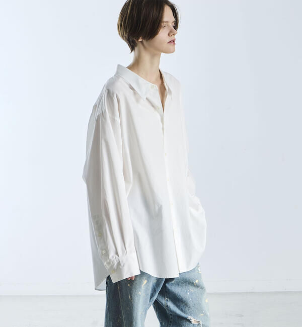  「SOPHIE TALKS ABOUT THE WEATHER | オーバーサイズシャツ WOMEN」|シャツ・ブラウス|