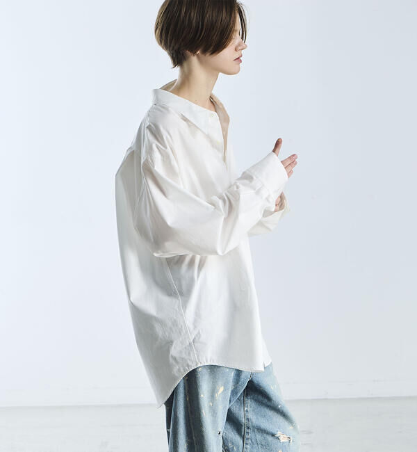  「SOPHIE TALKS ABOUT THE WEATHER | オーバーサイズシャツ WOMEN」|シャツ・ブラウス|