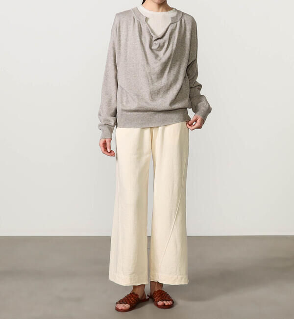 UNFIL「UNFIL | コットンテリー ワイドスウェットパンツ WOMEN」|その他|