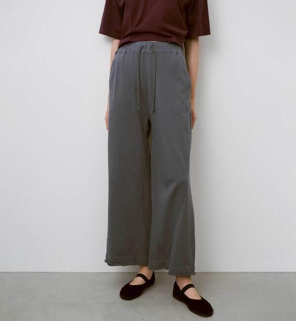 UNFIL「UNFIL | コットンテリー ワイドスウェットパンツ WOMEN」|その他|BLUE系1