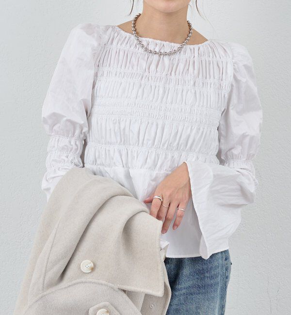  「シャーリングブラウス」|シャツ・ブラウス|
