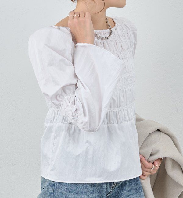  「シャーリングブラウス」|シャツ・ブラウス|