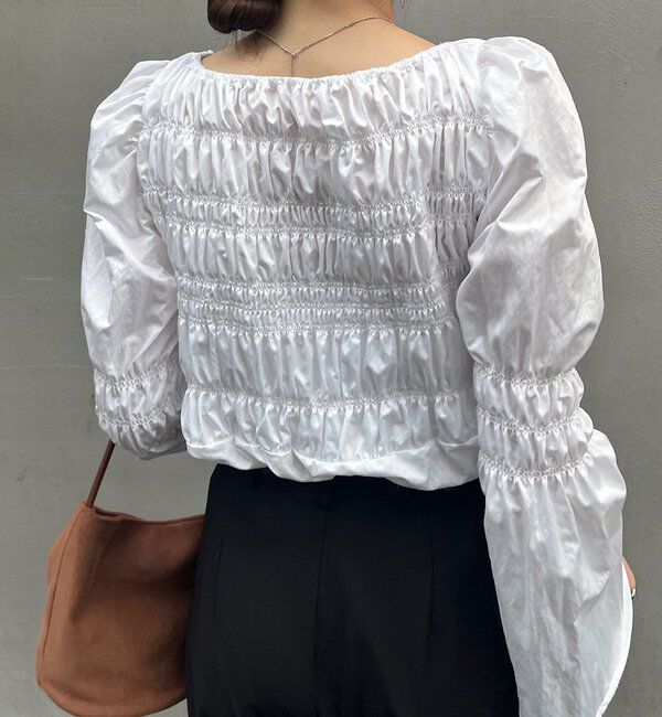  「シャーリングブラウス」|シャツ・ブラウス|