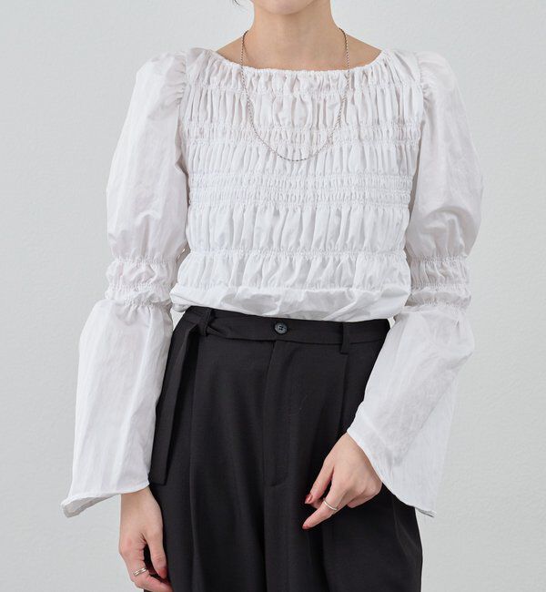  「シャーリングブラウス」|シャツ・ブラウス|