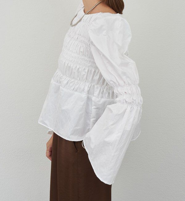  「シャーリングブラウス」|シャツ・ブラウス|