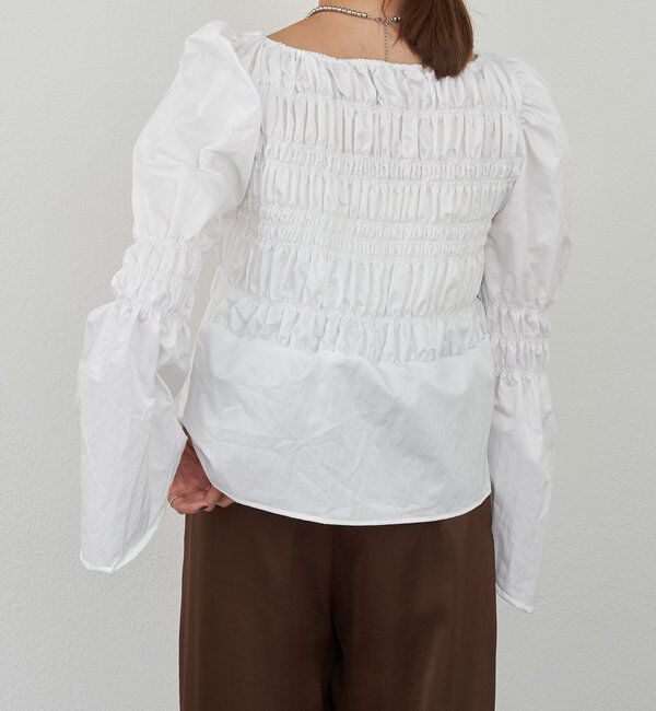  「シャーリングブラウス」|シャツ・ブラウス|