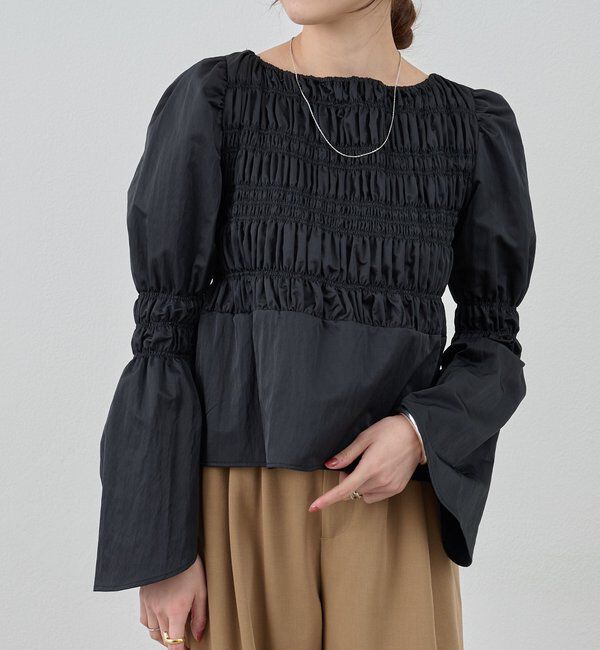  「シャーリングブラウス」|シャツ・ブラウス|