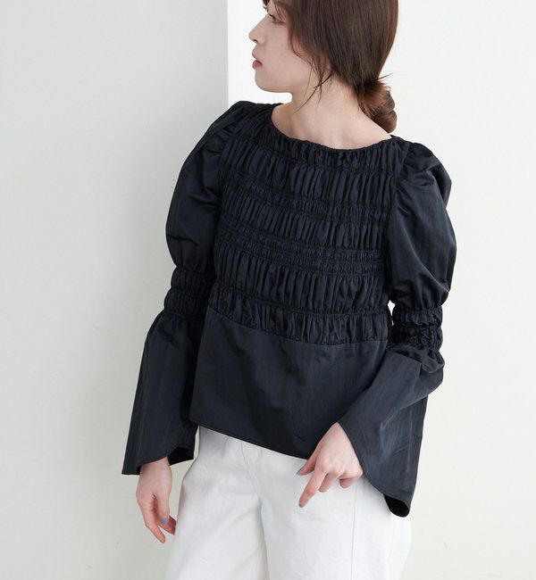  「シャーリングブラウス」|シャツ・ブラウス|