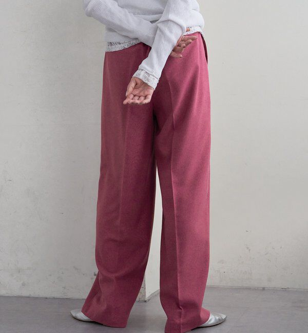  「【セットアップ対応】トロタックワイドパンツ」|チノ|