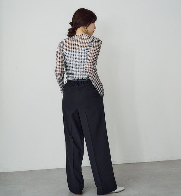  「【セットアップ対応】トロタックワイドパンツ」|チノ|