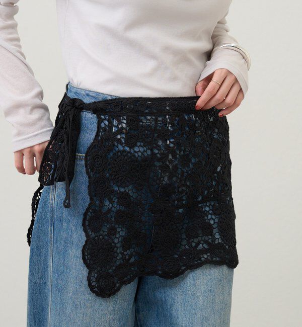  「【26SS予約】レースショール」|バンダナ・スカーフ|