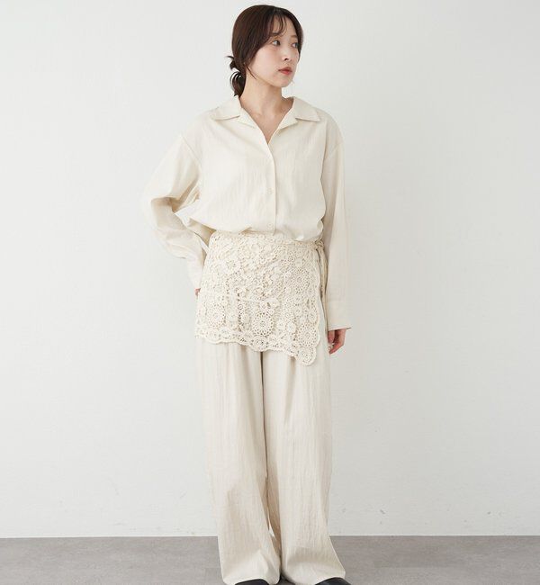  「【26SS予約】オープンカラーシャツ」|シャツ・ブラウス|