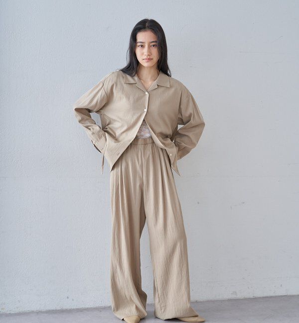  「【26SS予約】オープンカラーシャツ」|シャツ・ブラウス|