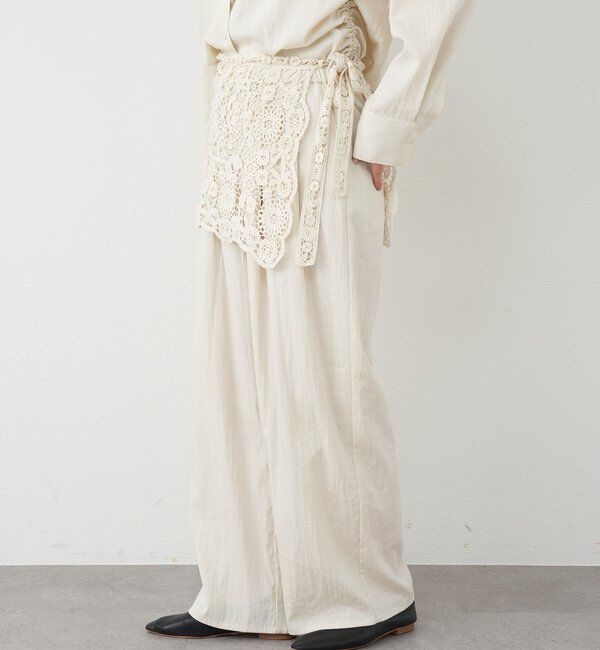  「【26SS予約】3タックイージーパンツ」|チノ|