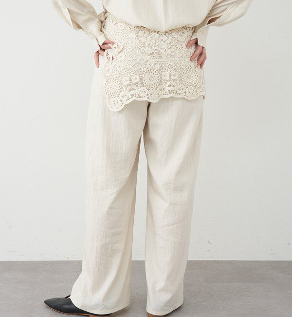  「【26SS予約】3タックイージーパンツ」|チノ|