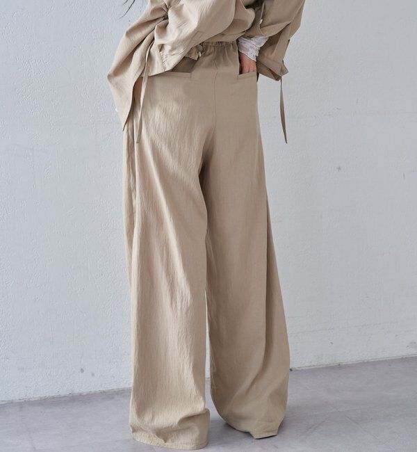  「【26SS予約】3タックイージーパンツ」|チノ|