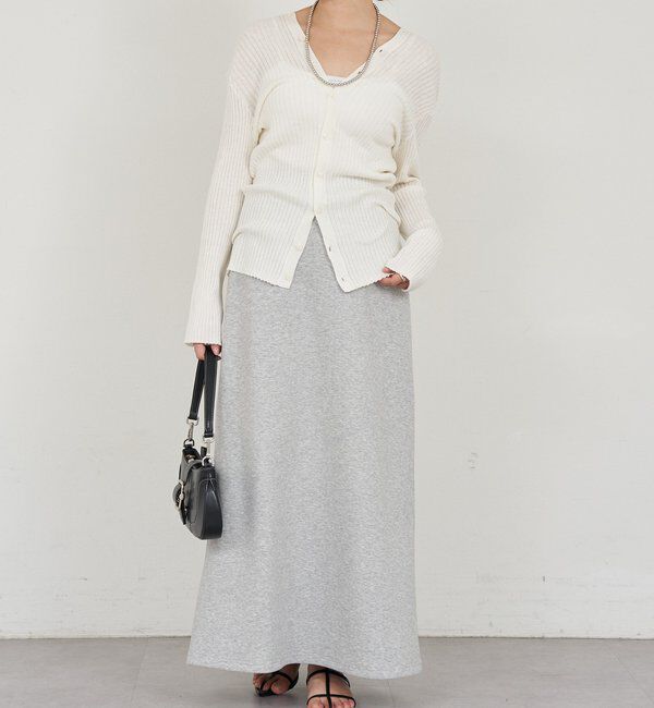  「2WAYリブカーディガン」|カーディガン|