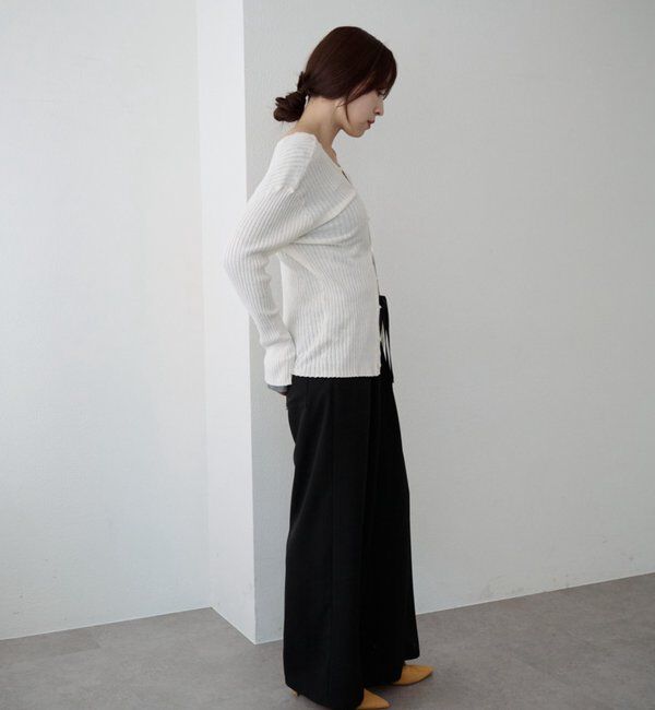  「2WAYリブカーディガン」|カーディガン|