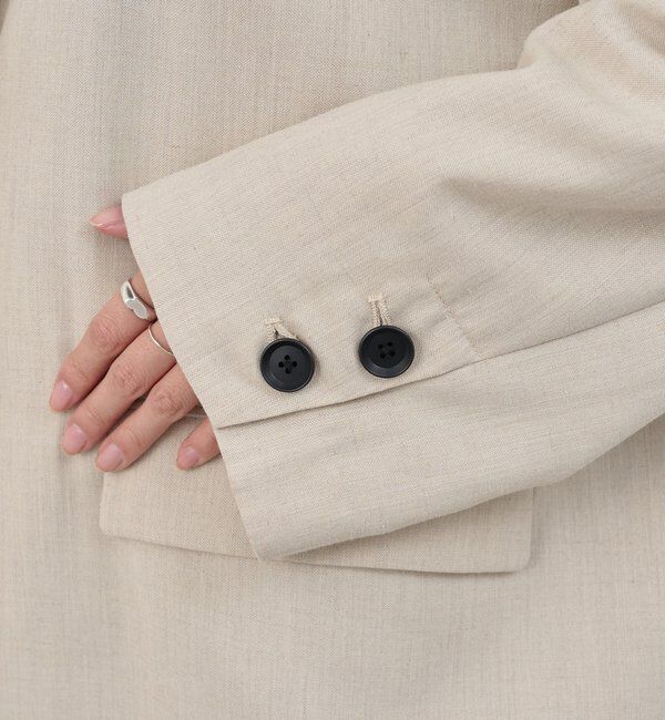  「【26SS予約】リネティオーバージャケット」|テーラードジャケット|