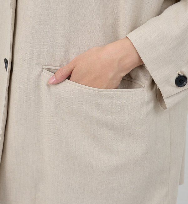  「【26SS予約】リネティオーバージャケット」|テーラードジャケット|