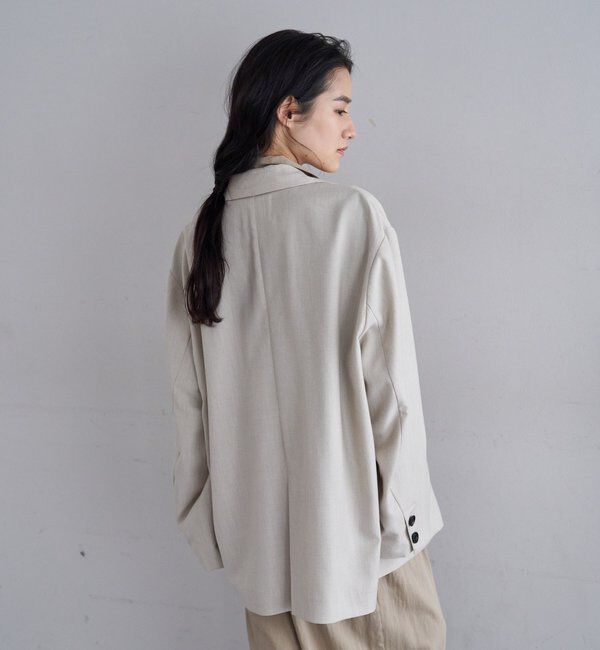  「【26SS予約】リネティオーバージャケット」|テーラードジャケット|