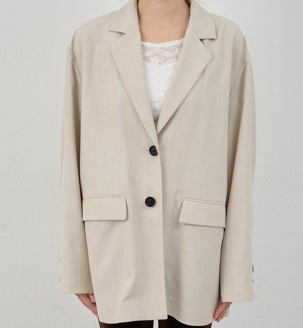  「【26SS予約】リネティオーバージャケット」|テーラードジャケット|