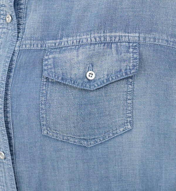  「【26SS予約】シアーデニムシャツ」|シャツ・ブラウス|