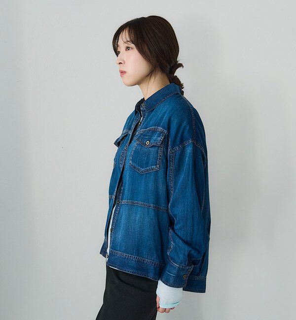 「【26SS予約】シアーデニムシャツ」|シャツ・ブラウス|
