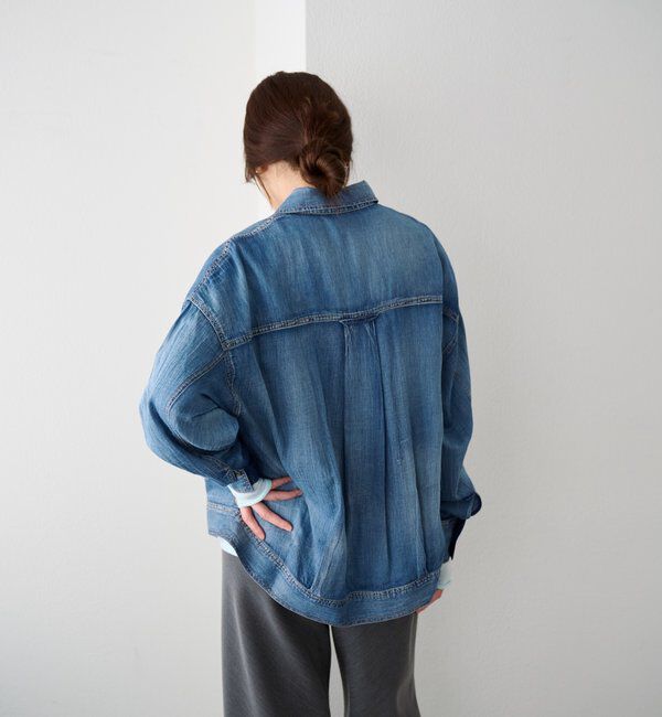  「【26SS予約】シアーデニムシャツ」|シャツ・ブラウス|