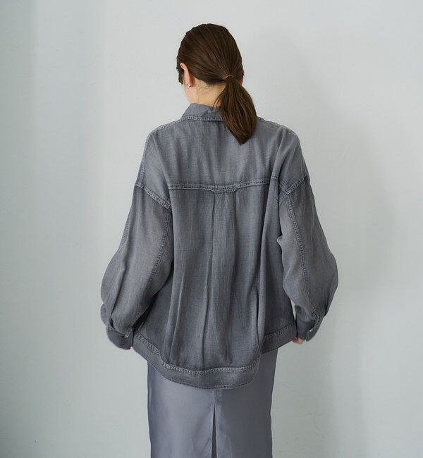  「【26SS予約】シアーデニムシャツ」|シャツ・ブラウス|