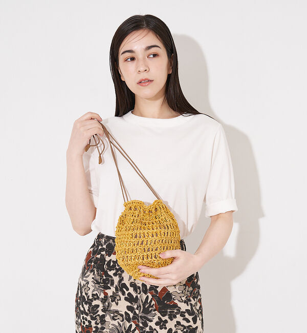 collex「【WEB限定】【BAGMATI】 ABACA巾着バッグ」|ショルダー・メッセンジャー|