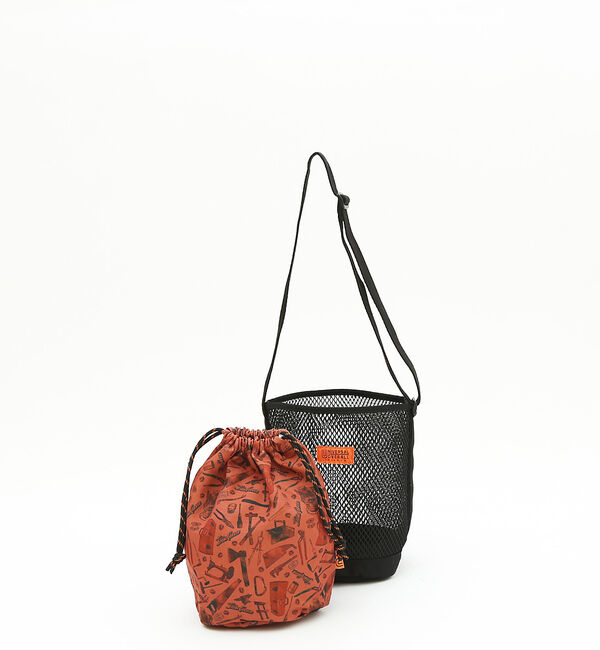 ABAHOUSE「ポーチinメッシュショルダー」|ショルダー・メッセンジャー|