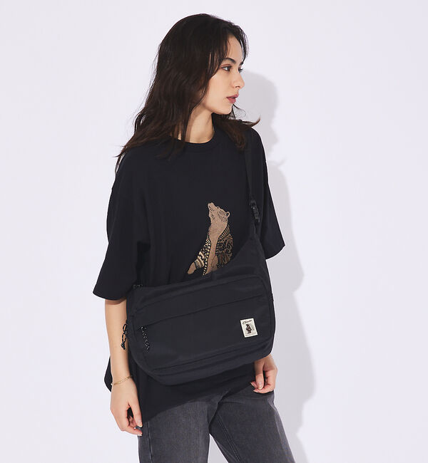 ABAHOUSE「【COBMASTER/コブマスター 】MOONSHAKE SHOULDER BA」|ショルダー・メッセンジャー|ブラック