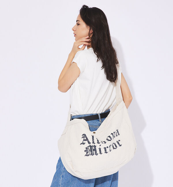 ABAHOUSE「【REPRODUCT】Newspaper Bag/ニュースペーパーバッグ/キャン」|ショルダー・メッセンジャー|ホワイト系その他3