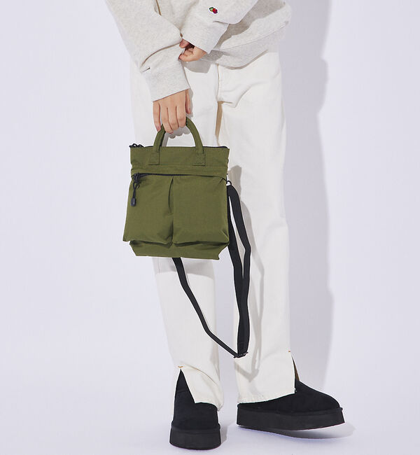 ABAHOUSE「【SML /エスエムエル 】2WAY HELMET BAG SS ショルダーバッ」|ショルダー・メッセンジャー|