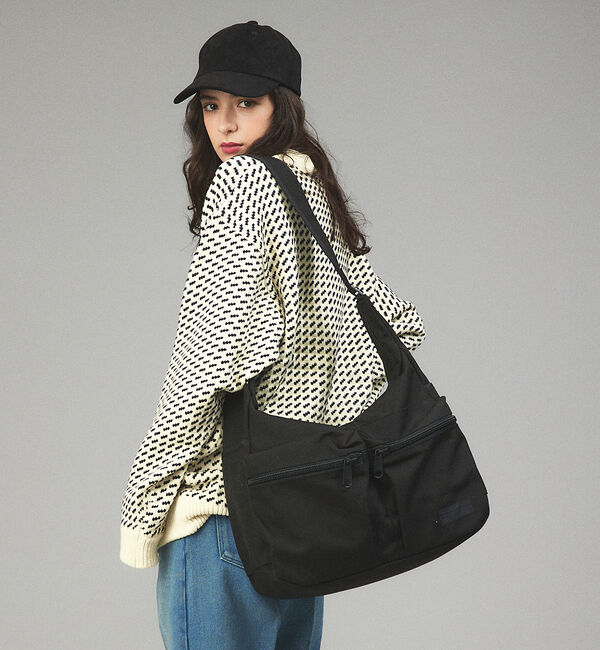 ABAHOUSE「【WILDERNESS EXPERIENCE/ウィルダネスエクスペリエンス】Sl」|ショルダー・メッセンジャー|ブラック