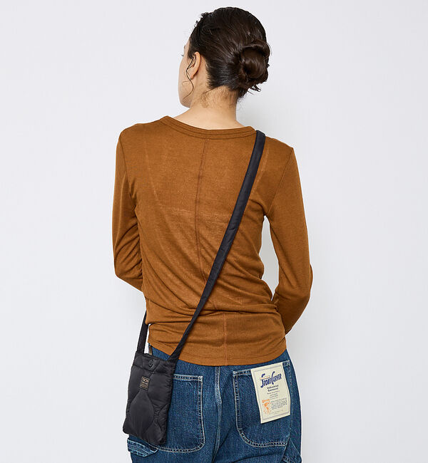 ABAHOUSE「【TAION/タイオン】ミリタリー クロスボディ ダウンバッグS/ショルダーバッ」|ショルダー・メッセンジャー|