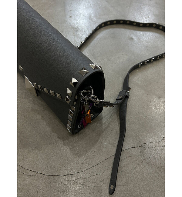 ABAHOUSE「【cheek/チーク】studs shoulder/ショルダーバッグ/クラッチバ」|ショルダー・メッセンジャー|