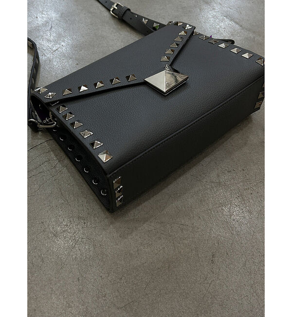 ABAHOUSE「【cheek/チーク】studs shoulder/ショルダーバッグ/クラッチバ」|ショルダー・メッセンジャー|
