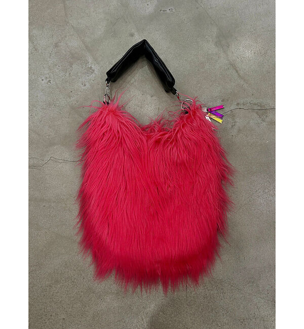 ABAHOUSE「【cheek/チーク】monster one shoulder/ファーバッグ/シ」|ショルダー・メッセンジャー|