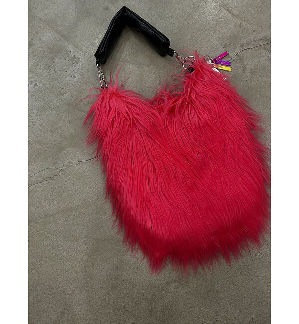 ABAHOUSE「【cheek/チーク】monster one shoulder/ファーバッグ/シ」|ショルダー・メッセンジャー|