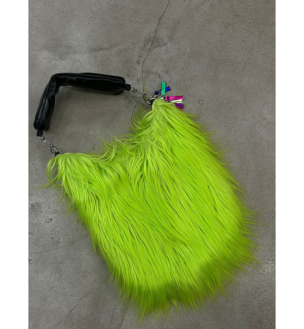 ABAHOUSE「【cheek/チーク】monster one shoulder/ファーバッグ/シ」|ショルダー・メッセンジャー|