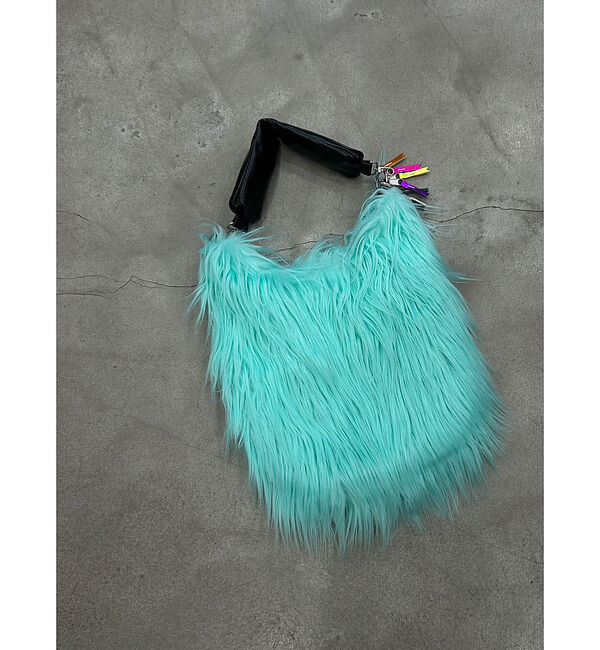 ABAHOUSE「【cheek/チーク】monster one shoulder/ファーバッグ/シ」|ショルダー・メッセンジャー|