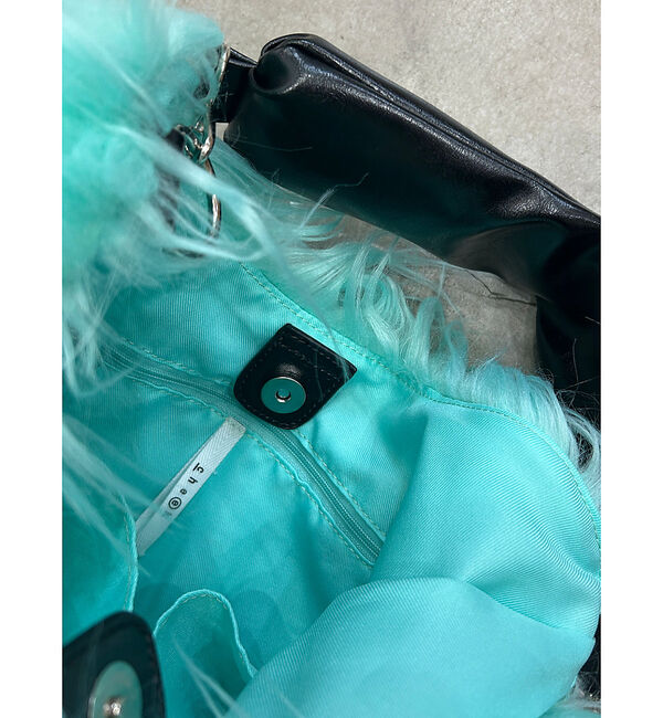 ABAHOUSE「【cheek/チーク】monster one shoulder/ファーバッグ/シ」|ショルダー・メッセンジャー|