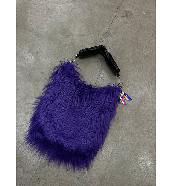 ABAHOUSE「【cheek/チーク】monster one shoulder/ファーバッグ/シ」|ショルダー・メッセンジャー|