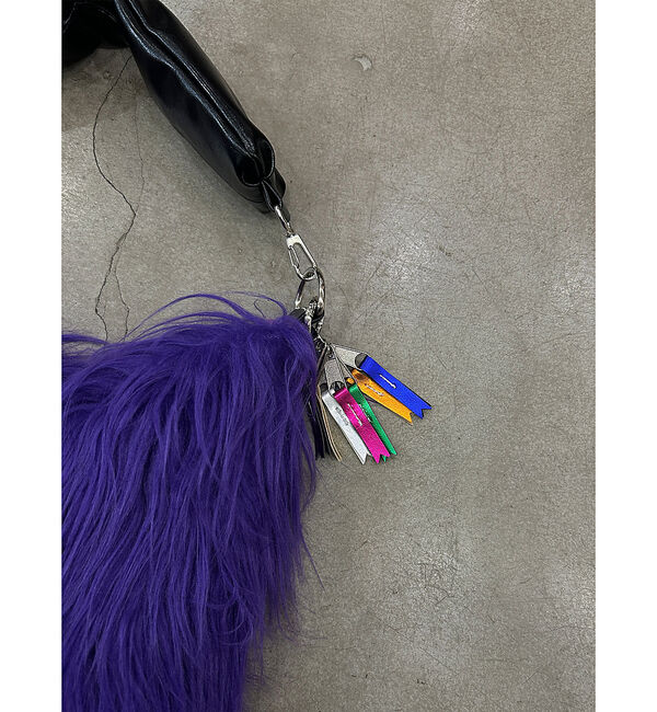 ABAHOUSE「【cheek/チーク】monster one shoulder/ファーバッグ/シ」|ショルダー・メッセンジャー|