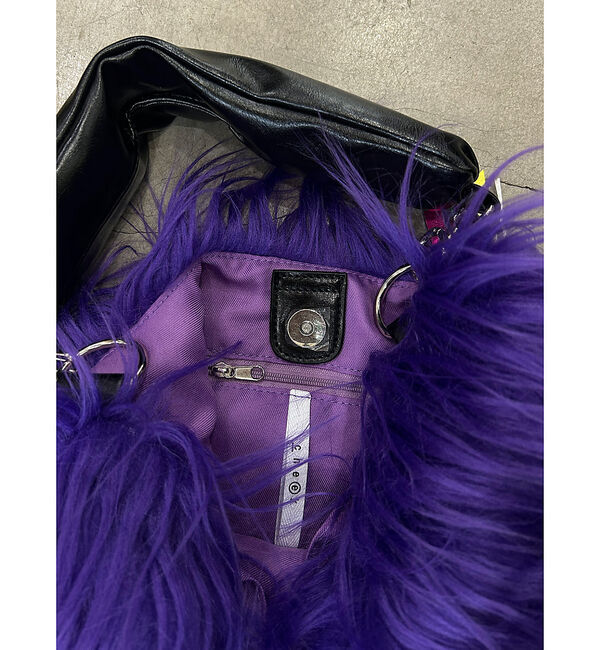 ABAHOUSE「【cheek/チーク】monster one shoulder/ファーバッグ/シ」|ショルダー・メッセンジャー|